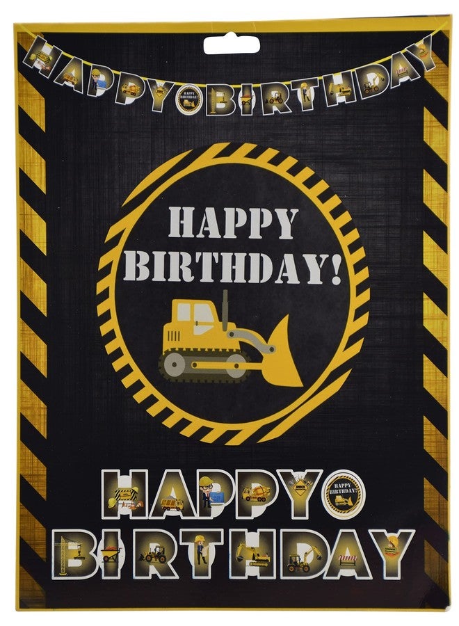 JAGMAG Construction Birthday Party Supplies Banner, Construction Party Supplies Decoration, for Boys Birthday Baby Shower Engineering Theme Party Favors. - Image 3